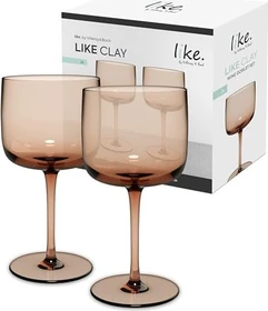 like by Villeroy & Boch Like Clay Weinglas, 2 Stück