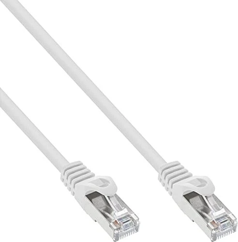 INLINE Patchkabel, SF/UTP, Cat,5e, weiß, 0,5m Image