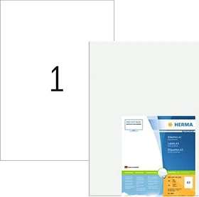 Herma Etiketten Premium, A3, weiß, matt, 100 Blatt (100 Etiketten)