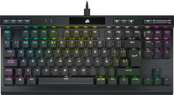 Corsair Gaming K70 RGB TKL - Champion Series, MX RGB RED, USB, ES