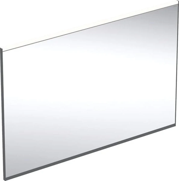 Geberit Option Plus Square Lichtspiegel 105x70x3.5cm, schwarz matt/Aluminium eloxiert