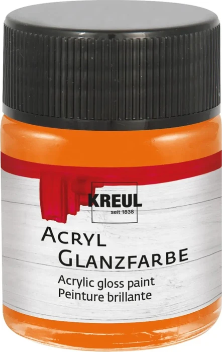 Kreul Acryl Glanzfarbe, orange, 50ml