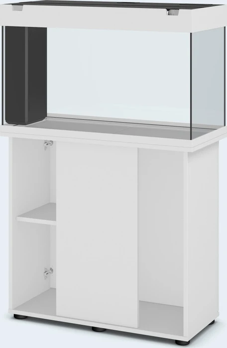 Juwel Rio 125 LED Aquarium-Set mit Unterschrank, weiß/weiß, 125l