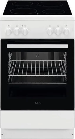 AEG Electrolux CCB50090BW Elektroherd mit Glaskeramik-Kochfeld