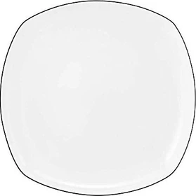 Seltmann Weiden Lido Black Line 10826 Brotteller eckig 26x26cm