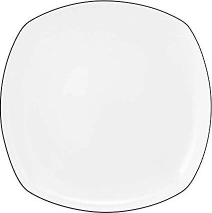 Seltmann Weiden Lido Black Line 10826 Brotteller eckig 26x26cm