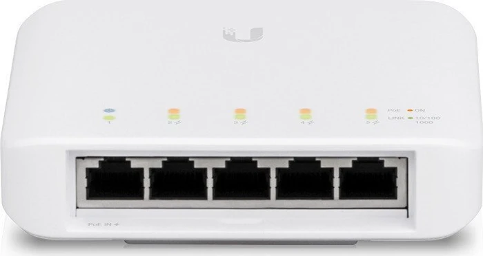 Ubiquiti UniFiSwitch Flex Outdoor Wallmount Gigabit Managed Switch, 5x RJ-45, 46W PoE++ PD, Bundle (3x)