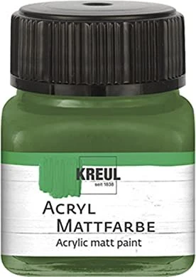 Kreul Acryl Mattfarbe, olivgrün, 20ml