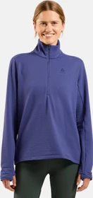 Odlo Essentials Thermal Half Zip Laufshirt langarm skipper blue (Damen)