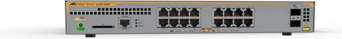 Allied Telesis x230 Desktop Gigabit Managed Switch, 16x RJ-45, 2x SFP, 247W PoE+