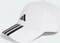 adidas 3-Streifen New Logo Baseball Kappe weiß/schwarz Vorschaubild
