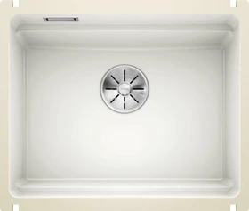 Blanco Etagon 500-U InFino Unterbau Becken mittig kristallweiß glänzend
