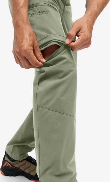 Maier Sports Tajo Loop Zip-Off Hose lang green pond (Herren)