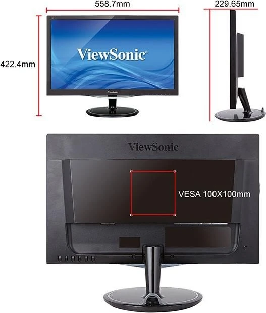 ViewSonic VX2457-MHD, 23.6"
