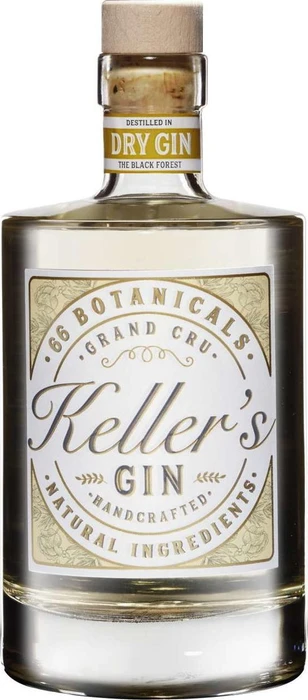 Keller's Gin Dry Gin 500ml