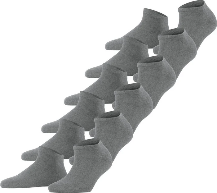 Falke Happy Socken light greymel., 6 Paare (Damen)