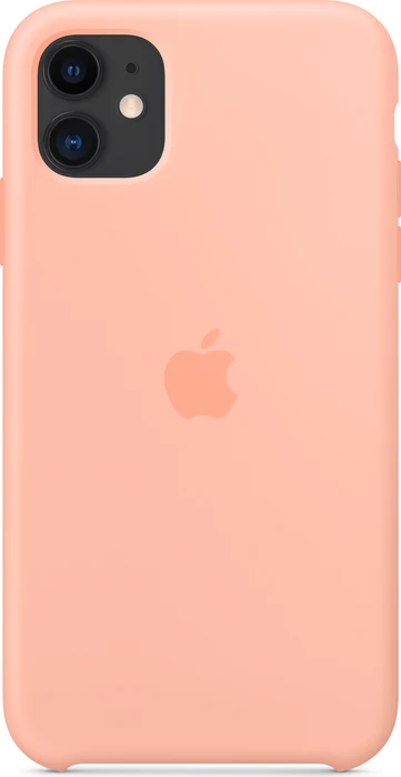 Apple Silikon Case für iPhone 11 Grapefruit