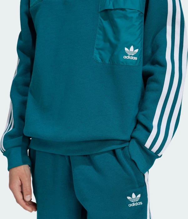 adidas Trefoil Sweatshirt legacy teal (Junior)