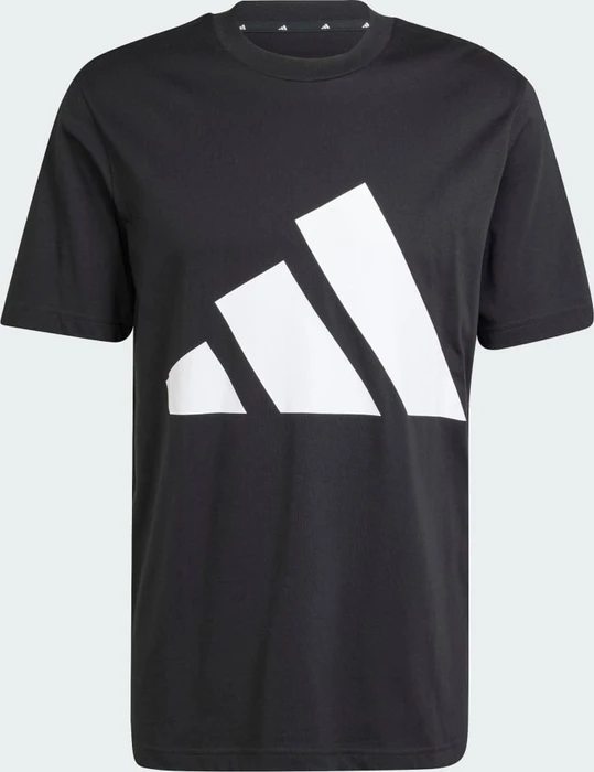 adidas Essentials Big Logo T-Shirt kurzarm schwarz/weiß (Herren)