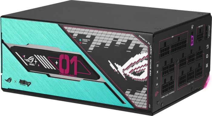 ASUS ROG Thor Platinum III, ROG-THOR-1200P3-MIKU Hatsune Miku Edition, 1200W, ATX 3.1