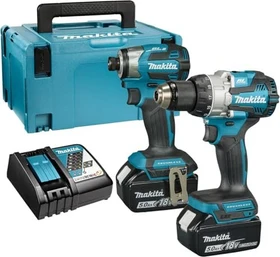 Makita DLX2528TJ Akku-Maschinenset inkl. MAKPAC + 2 Akkus 5.0Ah