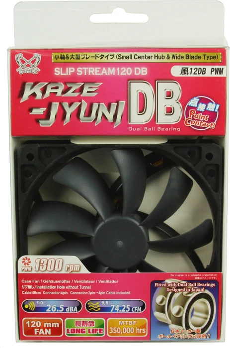 Scythe Slip Stream 120 DB PWM, 120mm