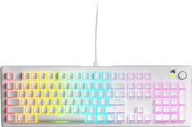Glorious GMMK 3 100% Pre-built Gaming Keyboard, weiß, LEDs RGB, Glorious Fox MX, USB, US (GLO-KB-GMMK3-100-PB-FOX-W-WHT-US)
