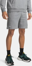 Under Armour Rival Fleece Hose kurz castlerock light heather/white (Herren)