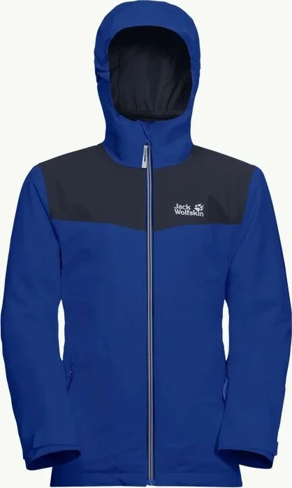 Jack Wolfskin Snowfrost 3in1 Funktionsjacke active blue (Junior)