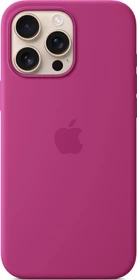 Apple Silikon Case mit MagSafe für iPhone 16 Pro Max fuchsia