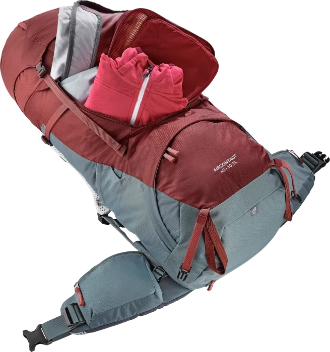 Deuter Aircontact 40+10 SL Modell 2021 redwood/teal (Damen)