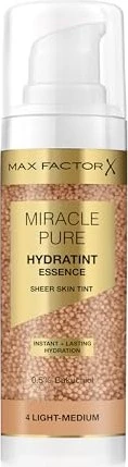 Max Factor Miracle Pure Hydratint Essence Sheer Tint Foundation 04 light/medium LSF30, 30ml