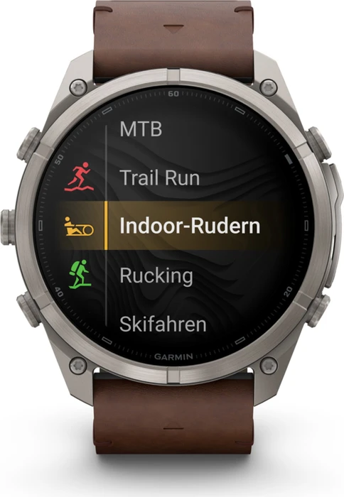 Garmin Fenix 9 Pro inReach 51mm titanium/walnut leather