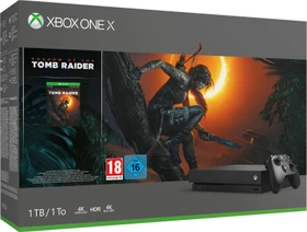 Microsoft Xbox One X - 1TB Shadow of the Tomb Raider Bundle schwarz