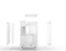 be quiet! Light Base 600 DX White, weiß, Glasfenster Vorschaubild