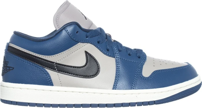 Nike Air Jordan 1 Low french blue/college grey/sail/black (Damen)