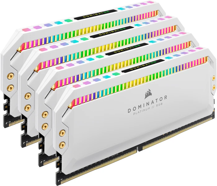 Corsair Dominator Platinum RGB White UDIMM 32GB Kit, DDR4-3200, CL16-18-18-36