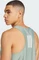 adidas Own The Run Laufshirt ärmellos silver green (Herren) Vorschaubild