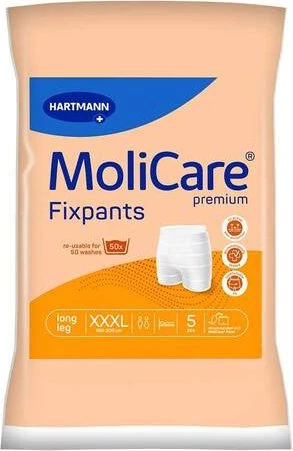 Hartmann MoliCare Premium Fixpants long leg Fixierhose Größe XXXL, 5 Stück
