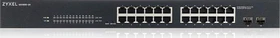 Zyxel GS1900 Rackmount Gigabit Smart Switch, 24x RJ-45, 2x SFP (GS1900-24-EU0102F / GS1900-24-GB0102F)