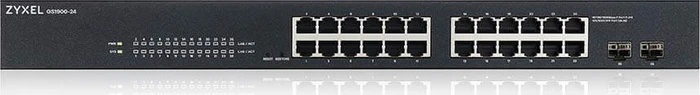 Zyxel GS1900 Rackmount Gigabit Smart Switch, 24x RJ-45, 2x SFP