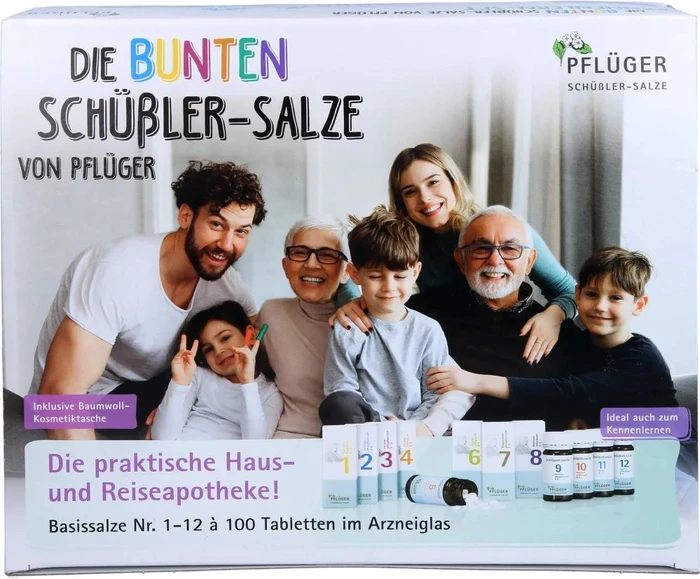 Pflüger Schüßler-Salze 1-12 Tabletten, 1200 Stück (12x 100 Stück)