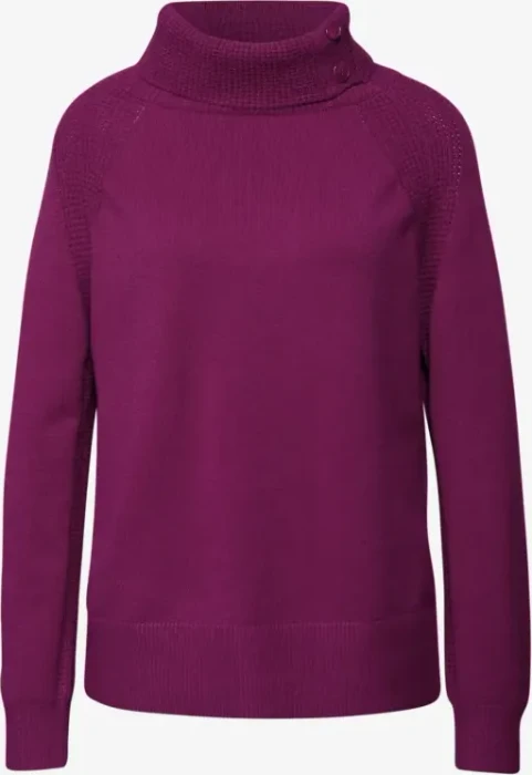 Street One Stehkragen Pullover berry paradise (Damen)