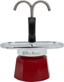 Bialetti Set Mini Express Magritte Espressokanne blau