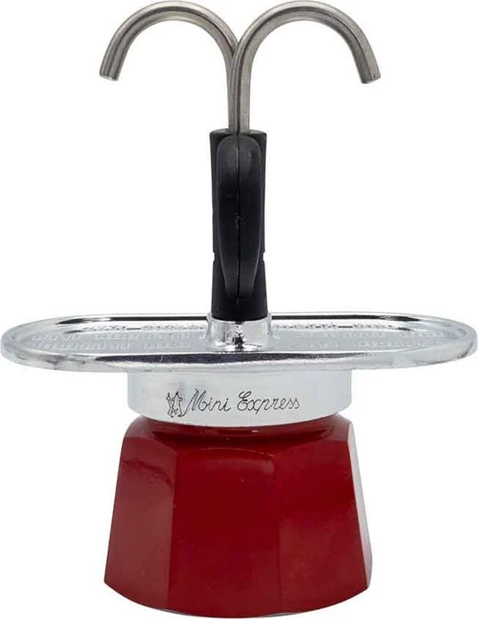 Bialetti Set Mini Express Magritte Espressokanne blau