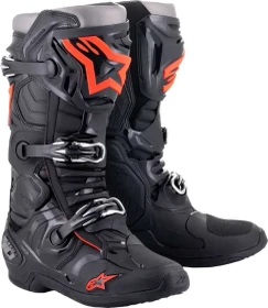 Alpinestars Tech 10 Motorradstiefel schwarz/rot