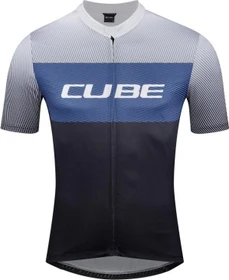 Cube Teamline CMPT Trikot kurzarm schwarz/blau/grau (Herren)