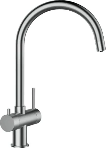 Schock Ares - Filterwasserarmatur Festauslauf edelstahl massiv