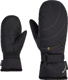Ziener Kahlia PR Mitten Skihandschuhe black/gold art (Damen)