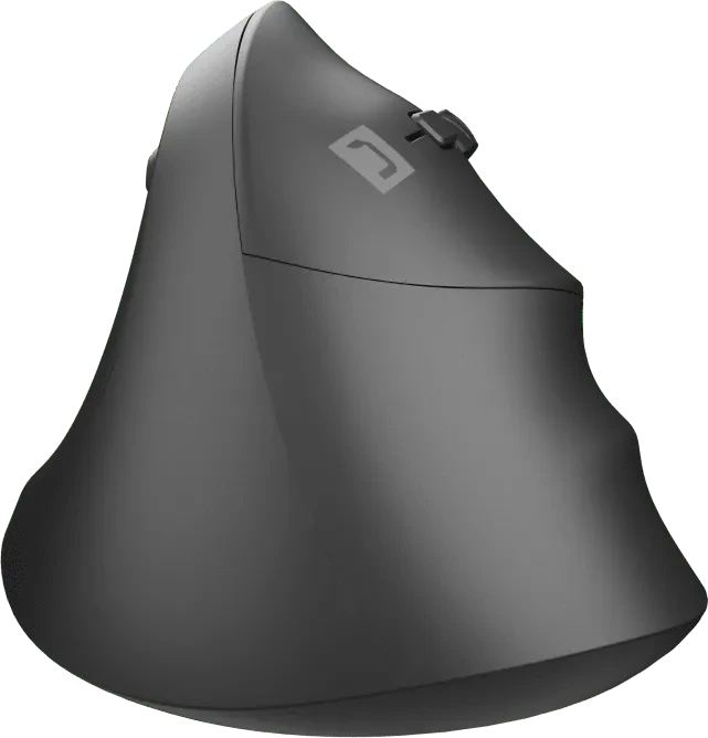 Natec Crake 2 Vertical Wireless Mouse schwarz, USB/Bluetooth